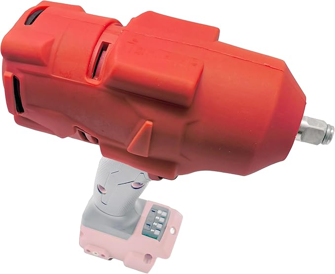 deawater 1pcs Protective Boot 49-16-2767 High Torque Impact Wrench Boot, for 18V 1/2 High Torque Impact (2767-20) & Version (2863-20) red