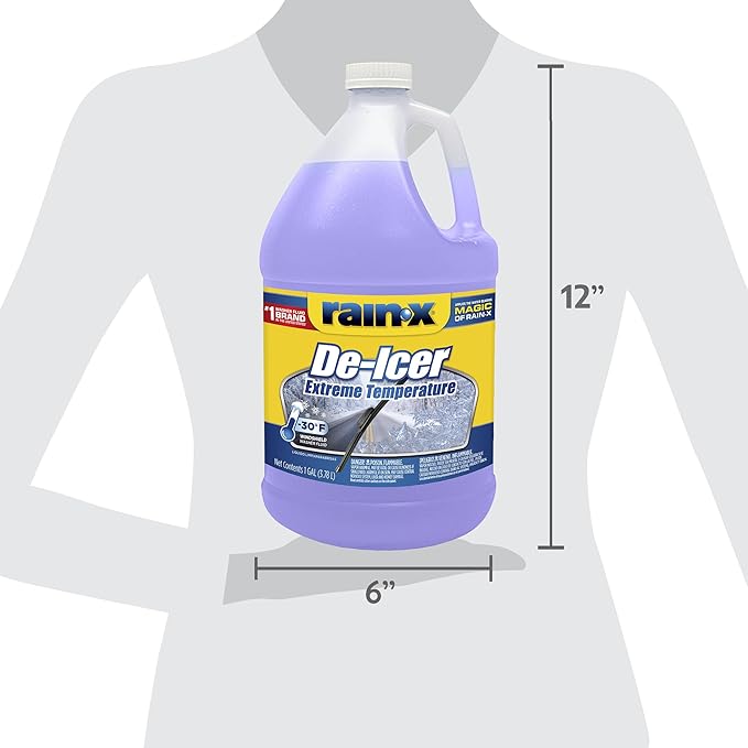Rain-X -30°F Extreme Temperature De-Icer Windshield Washer Fluid - 1 Gallon
