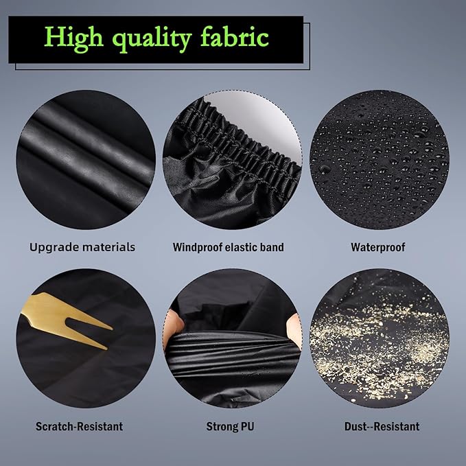 Car Cover Custom Fit for 2014-2025 Mini Cooper/Cooper S/Hardtop/Clubman/Countryman 4 Door, Waterproof All Weather Full Exterior Cover Rain Sun Protector with Door Zipper