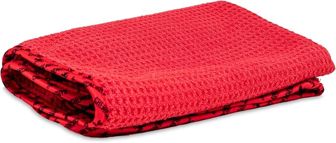 Chemical Guys MIC1995 Woolly Mammoth Microfiber Towel and MIC707 Waffle Weave Microfiber Towel Bundle for Car Cleaning