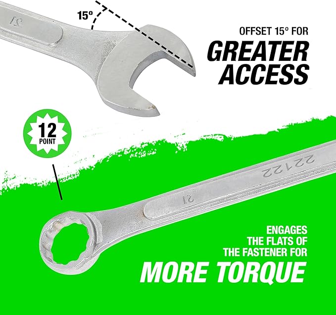 OEMTOOLS 22122 21 mm Jumbo Combination Wrench