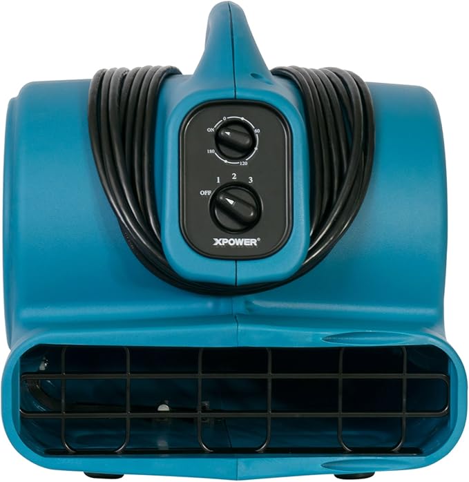 XPOWER P-450NT Freshen Aire Scented Air Mover Scent Diffusing Fan + Ionizer for Immediate Scenting, Cooling, Ventilating, & Drying of Large Areas