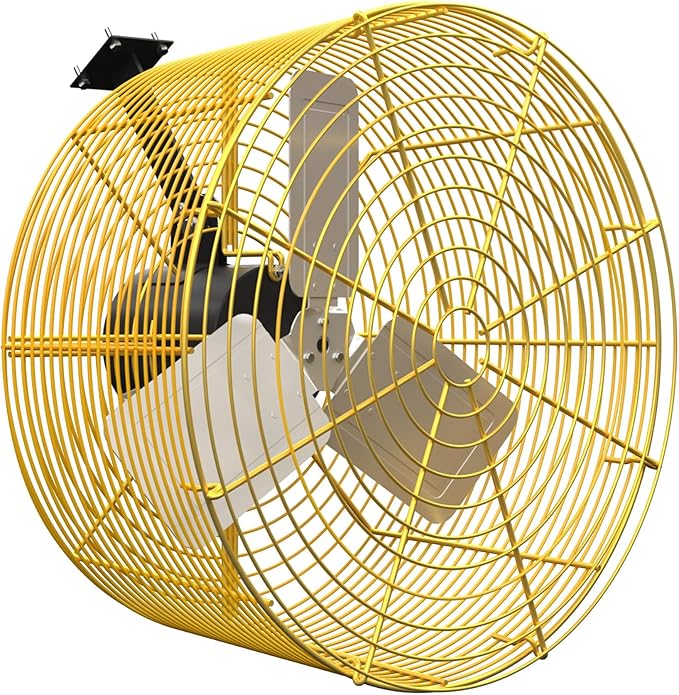 Greenhouse Circulation Fan Air Circulation Fan 1/2 HP 115V Ceiling Wall Mount Fan High Speed Circulation Fan for Greenhouse, Warehouse, Patio, Garage 7860CFM, ETL Listed