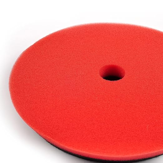 Maxshine 6" Universal Low Profile Polishing Foam Pad for Finishing – Hook & Loop with Rubber Backing – Compatible with Long Throw DA Polishers – EVA Foam for Heat & Pressure Absorption