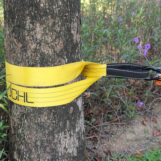 Tree Saver Strap, 3 inchX9 Foot Winch Strap, Tow Strap, Heavy Duty 36,000 Pound Capacity