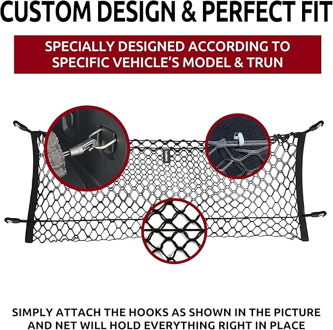 Envelope Trunk Cargo Net for Chevrolet Traverse 2009 2010 2011 2012 2013 2014 2015 2016 2017