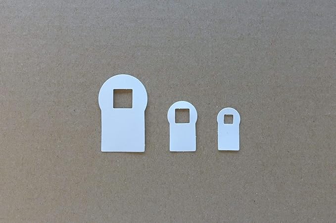 Socket Size Marker/Labels (SAE/Metric) - Accessory for Organizer Genie Pegboards to Label Sockets for Size or Standard (SAE/Metric)