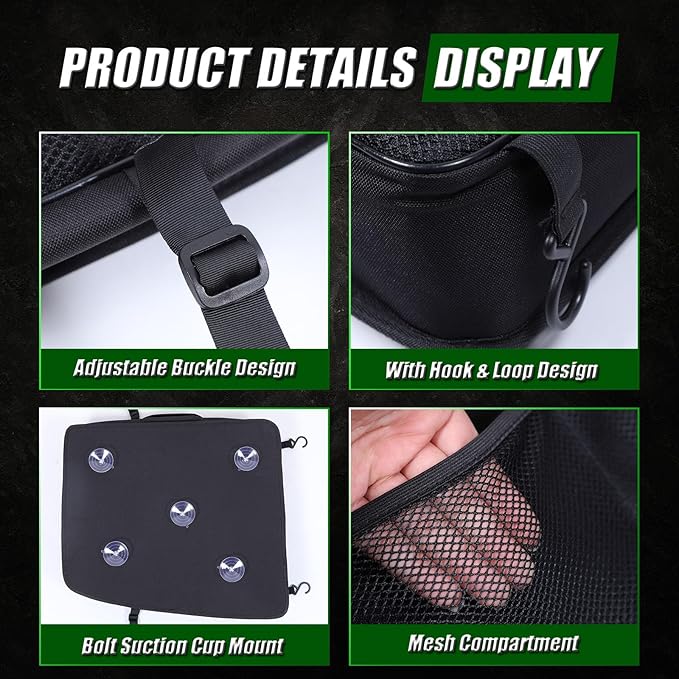 Roof Storage Bags Compatible with Hummer EV Accessories 2022-2026 SUV/SUT Overhead Storage Bag Organizer Cargo with Hardtop Suction Fixing Waterproof Can Foldable Sunshade