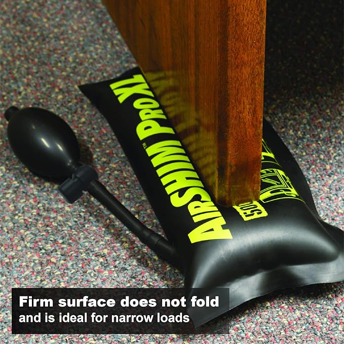 Calculated Industries 1194 Air Shim XL Inflatable Pry Bar and Leveling Tool; 500 LB Load Holding Rating; Contractor-Grade Alignment Pump Wedge