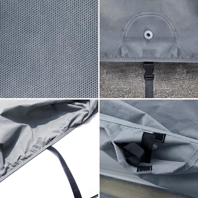 Leader Accessories SUV Car Covers for Automobiles All-Weather Limited Waterproof, Breathable Full-Exterior Covers for Indoor and Outdoor Use, Fits 188"-206"