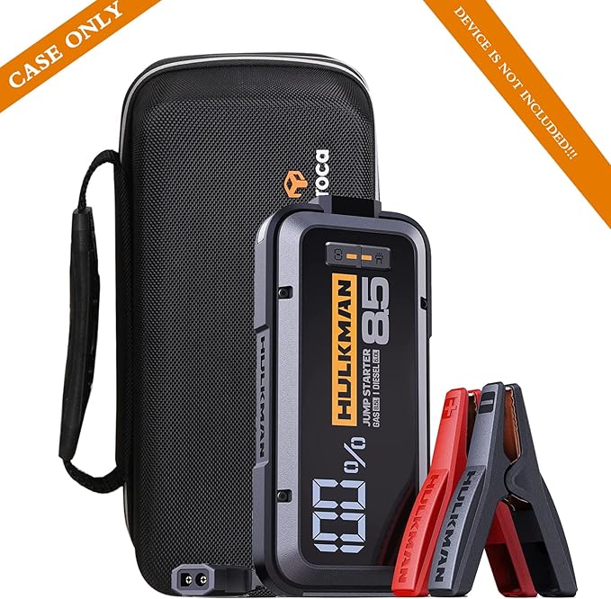 Aproca Case Compatible with HULKMAN Alpha85/Alpha85S/Alpha Pro Jump Starter, Portable Hard Storage Bag for Accessories (Case Only)