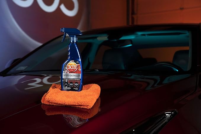 303 Products (30216-6PK) Products Automotive Speed Detailer - For All Exterior Surfaces - Instantly Shines And Protects - Cleans Between Washes - UV Protection, 16 fl oz 6 Pack
