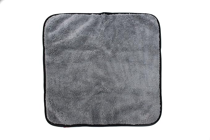 Maxshine 16" x 16" Universal 600GSM Ultimate Crazy 2C Microfiber Towel – Blue & Grey – Ultra-Soft, Highly Absorbent & Lint-Free – Ideal for Car Detailing, Polishing & Drying