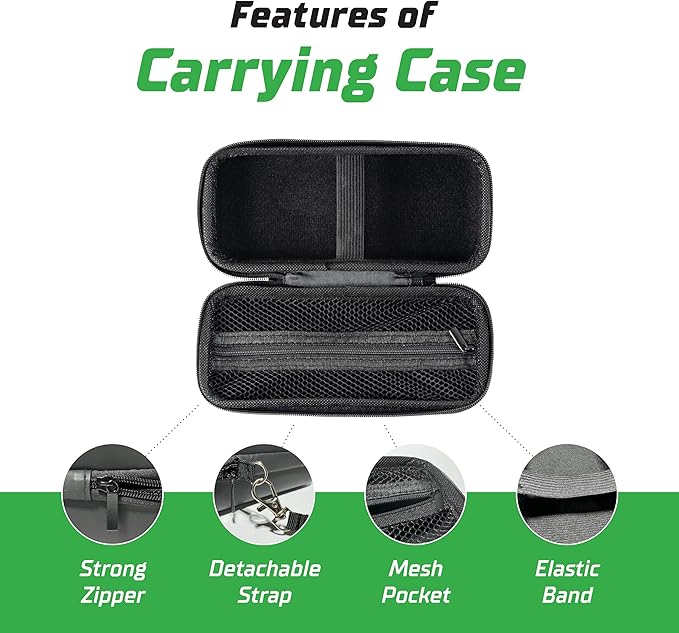 Airmoto Tire Inflator with Power Kit and Carrying Case Bundle Deal