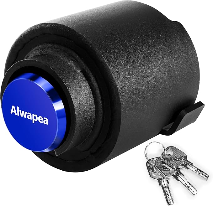 Heavy Duty 2516 Trailer Lock, Trailer Coupler Lock Fits for 2-5/16" Couplers, Anti-Theft Trailer Tongue Lock with Brass Core, Trailer Hitch Lock for RVs Trailers Trucks and Boats