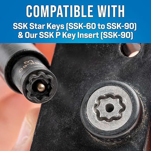 Jonard Tools SSK-600 Star Key Can Wrench Kit for LQ & LB Patterns