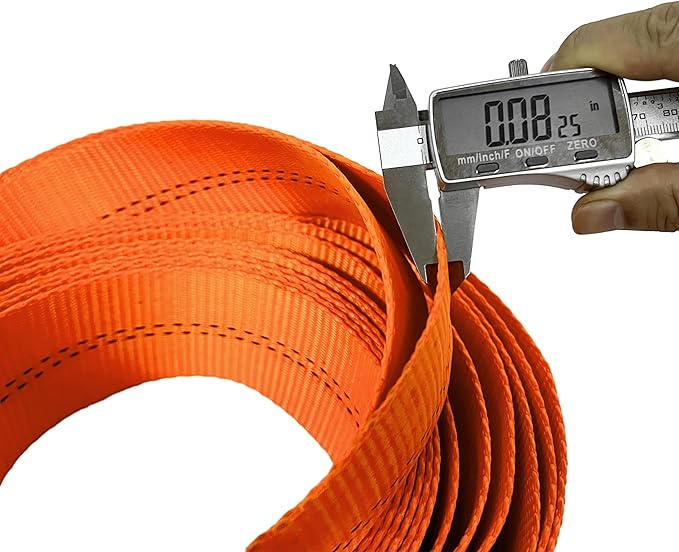 HFS(R) Tree Saver, Winch Strap, Tow Strap 30,000 Pound Capacity (Orange, 3X20FT)