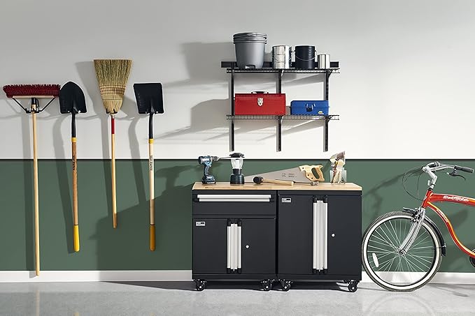 ClosetMaid ProGarage Workbench Top, Heavy Duty Rubberwood, Scratch Resistant, Durable, for Garage or Workshop
