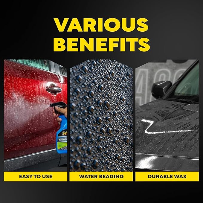 Meguiar's Hybrid Ceramic Wax 768ml - Easy-to-Use Spray Wax for Car Detailing with the Superior Protective Power of Advanced SiO2 Hybrid Barrier Technology - G190526EU
