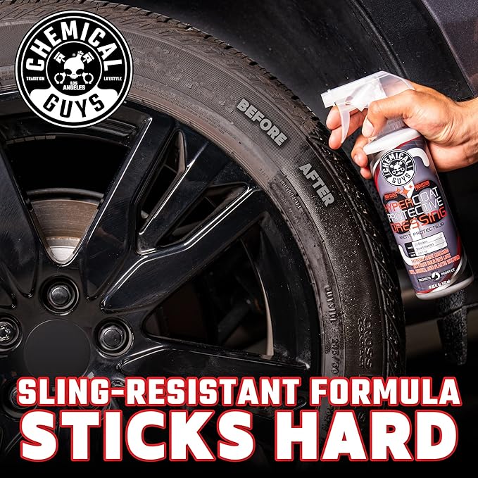 Chemical Guys G6 HyperCoat High Gloss Protectant Dressing, For Vinyl, Rubber, Plastic, Tires and Trim, Gloss Dressing Restores Shine & Protection for Cars, Trucks, Motorcycles, SUVs and RVs, 16 oz