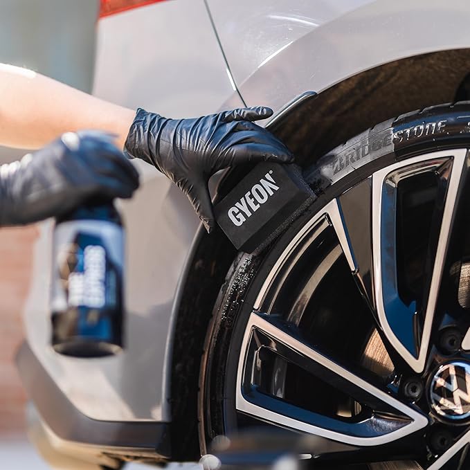 Gyeon Tire Express Satin‑Finish Tire Dressing Water Based UV Protection Self‑Cleaning Long Lasting Factory‑Fresh Look Easy Wet Or Dry Application Deep Natural Tire Revitalizer