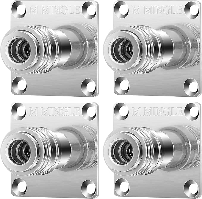 M MINGLE Automatic Foam Cannon Holder, Foam Cannon Wall Mount with 1/4" Quick Connect - 4 Pack