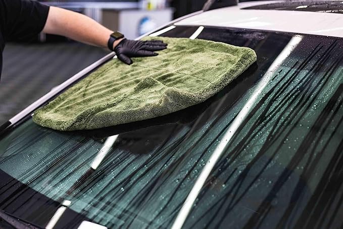 The Rag Company - The Liquid8r M22 Drying Towel - 70/30 Blend, Microfiber, High Absorbency, 20in x 20in
