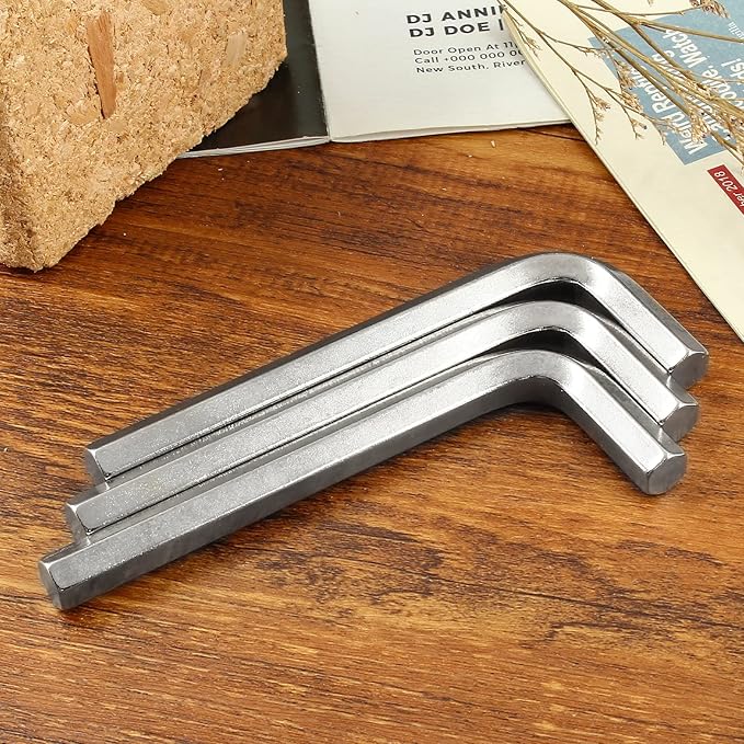 Piutouyar 10mm Hex Key, Allen Key, L Shaped Wrench - 3 Pcs Set for Bike, Furniture Repair