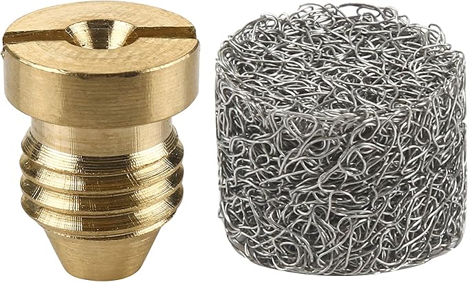M MINGLE Foam Cannon Orifice Nozzle Tips and Foam Maker, Universal 1.1 mm Thread Nozzle and Mesh Filter for Snow Foam Lance, 3000 PSI