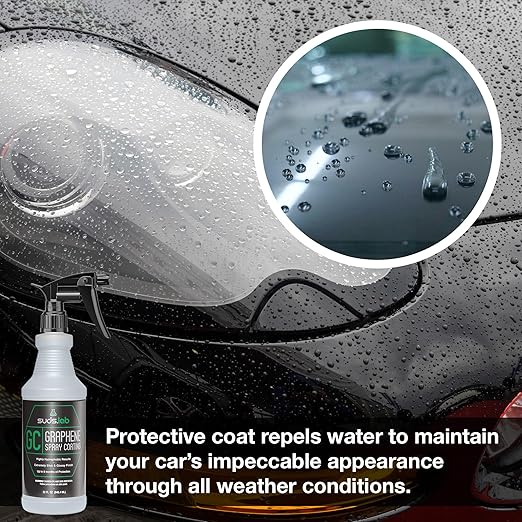 Suds Lab GC Graphene Spray Coating, Sprayable Graphene Oxide Coating for Cars, Boats, RV's & Motorcycles, for Extreme Gloss, Depth, Shine and Protection, 32 oz.