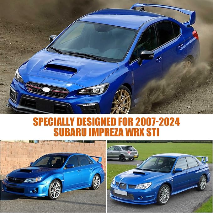 Indoor Car Cover Replacement for 2007-2024 Subaru Impreza WRX Sti, Luxurious Stretch Satin Custom-fit Indoor Car Cover for Dust-Proof, Underground Garage, Car Show