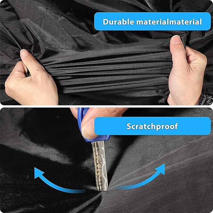UV Protection Car Cover Windproof Dustproof Scratch Resistant Outdoor Universal Full Car Covers… (Fit SUV-Length ( 189-200 inch ))