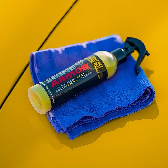 Car Spray Wax for Car Detailing - Quick and Easy Carnauba Liquid Car Wax Spray for Instant Gloss and Protection - Multi Surface Premium Brazilian Carnauba Car Wax Polish for All Vehicle Types
