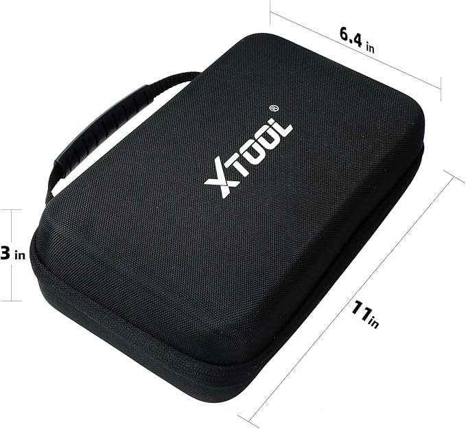XTOOL Carrying Case, Protective Box for Carry and Store, for TP150, D5/D5S/D6/D6S, InPlus IP508/IP508S/IP608, IP616/IP819/IK618, D7/EZ400PRO/X100 PAD Plus