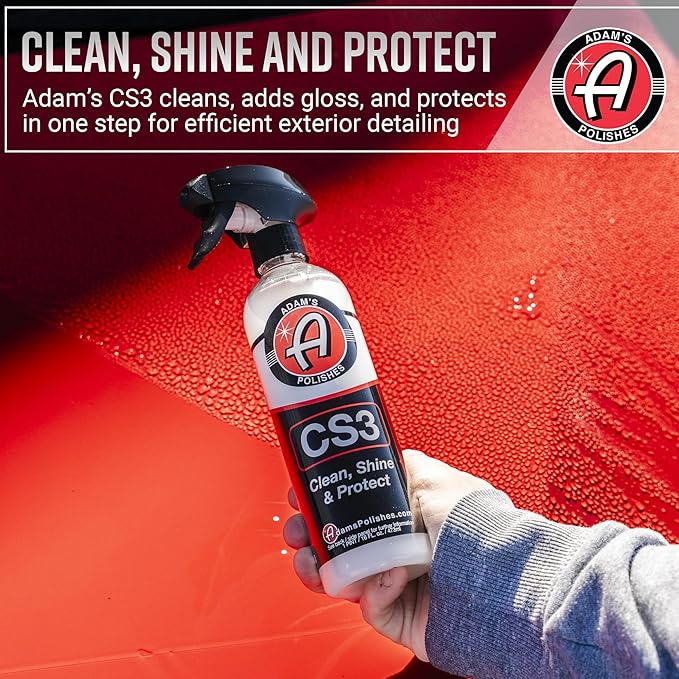 Adam's Essential Car Wash Kit (6-Item) - USA Made Auto Detailing Car Care Cleaning Kit for Car & Truck Lovers, Dads, Moms and DIYers - Our Products