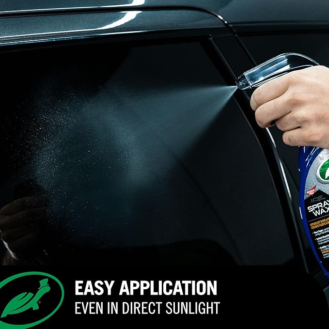 Turtle Wax T-477R ICE Spray Wax, Ultimate High Shine Wax Finish, For Use on Car Paint, Trim and Plastics, Safe for Motorcycles, RV's, Trucks and More, 20 oz. (Pack of 1)