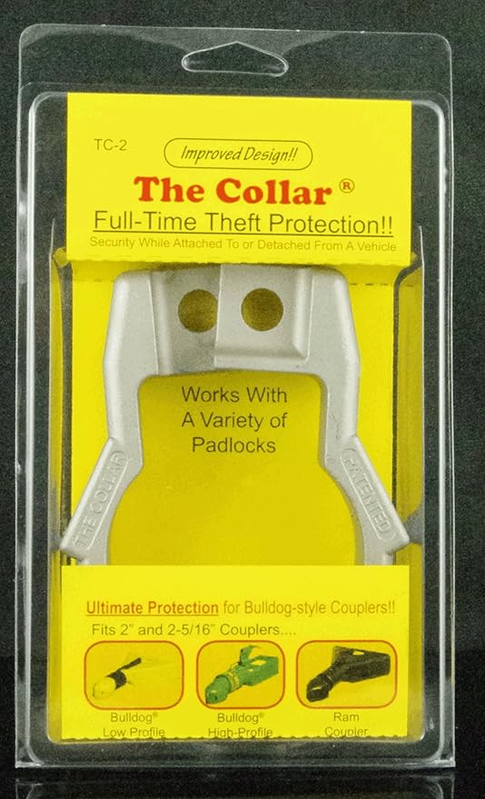 The Collar Trailer Hitch Lock for Bulldog-Style Couplers (Including The RAM)