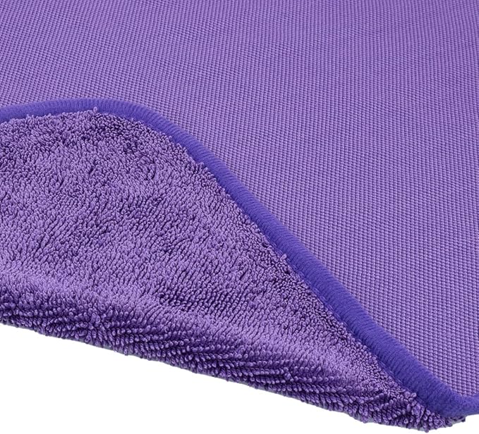 Maxshine Universal Purple Microfiber Drying Towels (24” x 36”, 600GSM) | Single Twisted Loop Plush Towels | Ultra-Absorbent Streak-Free Cloths for Car Wash, Drying & Auto Detailing