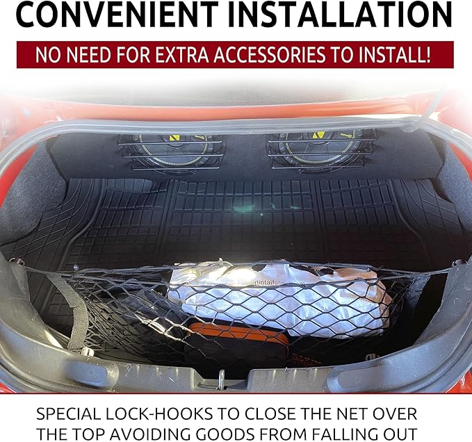 Envelope Trunk Cargo Net for Chevrolet Camaro 2010 2011 2012 2013 2014 2015