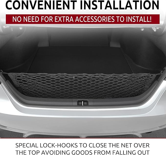 Envelope Style Trunk Cargo Net for Toyota Camry 2015-2025, 2026 New