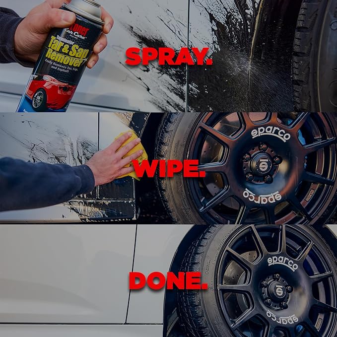 Stoner Car Care 91154-4PK Tarminator Tar, Sap, and Asphalt Remover – Fast Acting Tar and Sap Remover for Cars – Clear Coat Safe Auto Cleaner for Paint, Chrome and Wheels – 10 oz (Pack of 4)