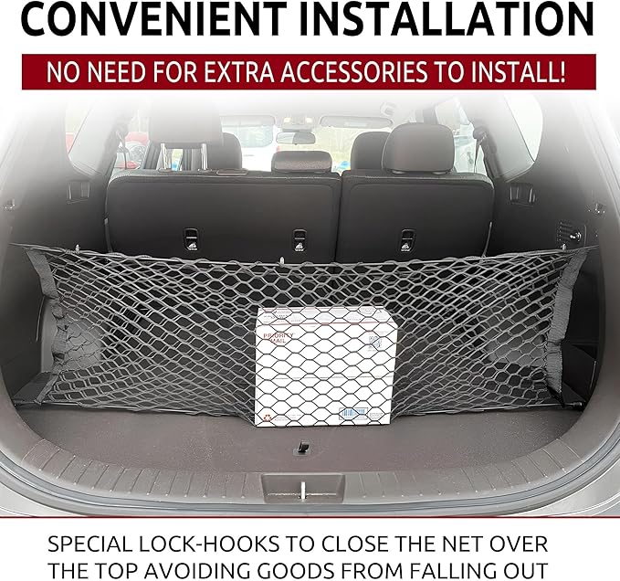 Envelope Style Trunk Cargo Net for HYUNDAI SANTA FE 2013 2014 2015 2016 2017 2018 2019 NEW