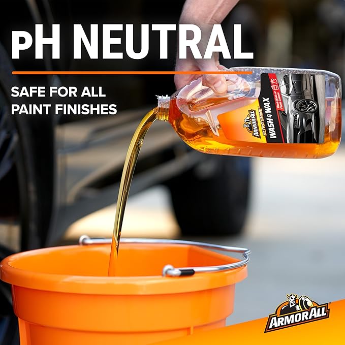 Armor All Ultra Shine Car Wash and Wax, Cleaning for Cars, Truck, Motorcycle, 64 Fl Oz, 4 Pack, 10346