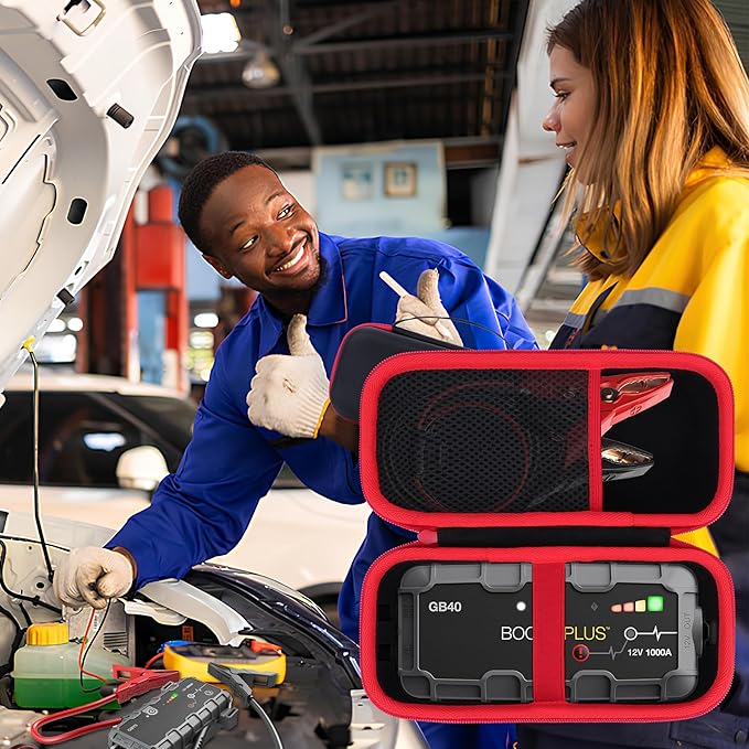 Storage Case Compatible with Boost Plus GB40 / Boost X GBX45 / Boost Sport GB20 / Boost XL GB50 UltraSafe Car Battery Jump Starter