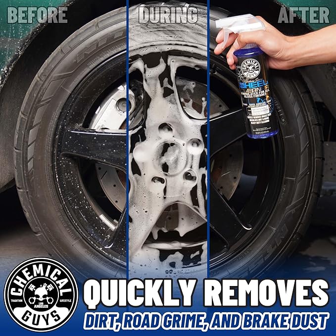 Chemical Guys CLD_203_1602 Signature Series Wheel Cleaner, Formated For All Gloss Finishes, Safe for Cars, Trucks, SUVs, Motorcycles, RVs & More 16 fl oz (2 Pack)