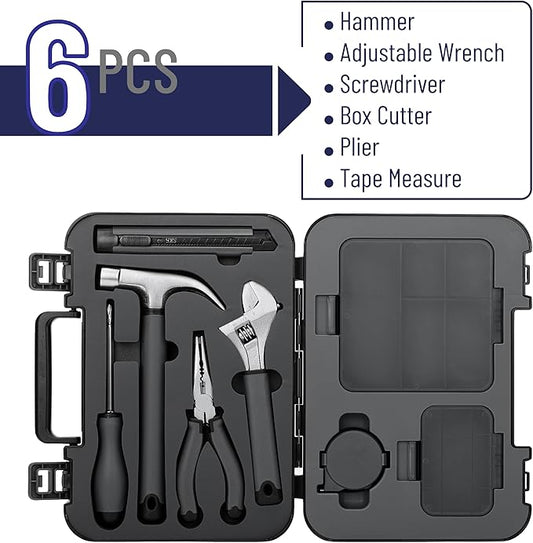 Bates- Household Tool Kit, Small Tool Kit, Tool Set for Home, Small Tool Box Set