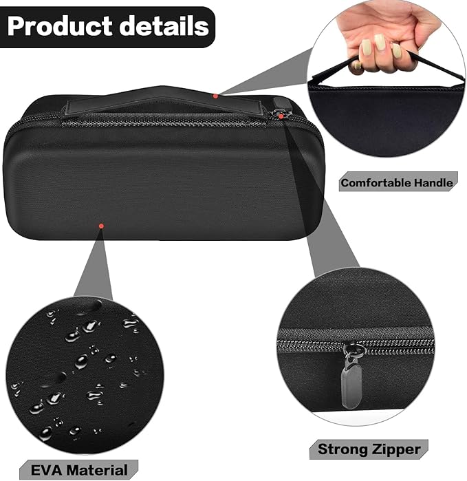 Case Compatible with Fanttik X8 for APEX/APEX EV Tire Inflator Portable Air Compressor. Storage Holder for Hafuloky for modari for OlarHike for LOLSSA for Yeskuyan Air Pump (Box Only) -Black