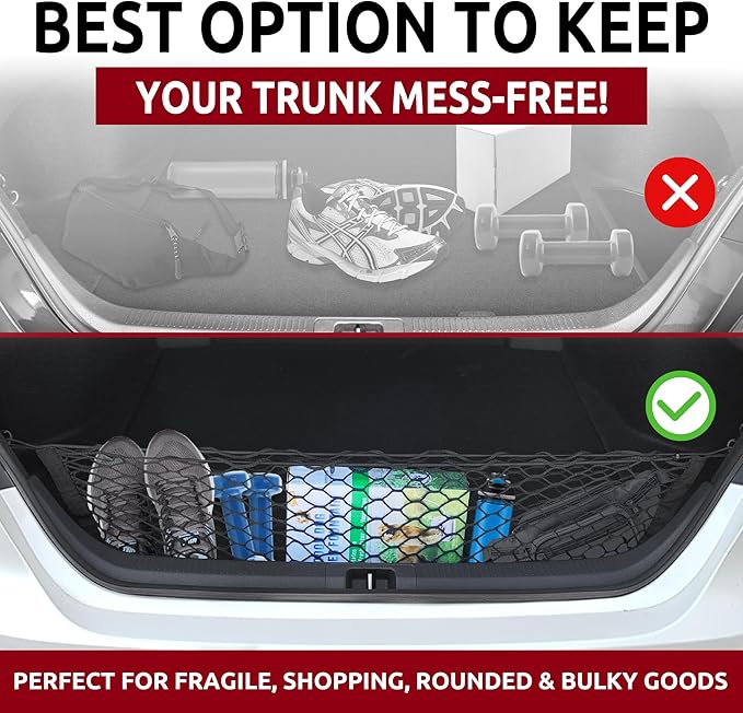 Envelope Style Trunk Cargo Net for Toyota Camry 2015-2025, 2026 New