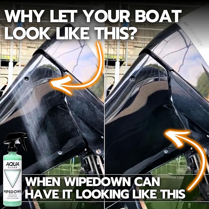 WIPEDOWN Ceramic Quick Detailer & Waterless Car Wash Spray | Clean, Shine, Protect | Car Truck Boat RV Motorcycle Marine | Hydrophobic Coating | UV Protection | Gloss Shine | USA Made