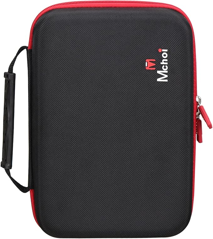Mchoi Hard Carrying Case Suitable for TEROMAS Tire Inflator Air Compressor, Portable DC/AC Air Pump for Car Tires, Waterproof Shockproof Air Compressor Travel Protective Case, Case Only
